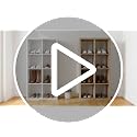 13-Inch Cube Storage Organizer Shelf, Modern Open Bookcase Divider