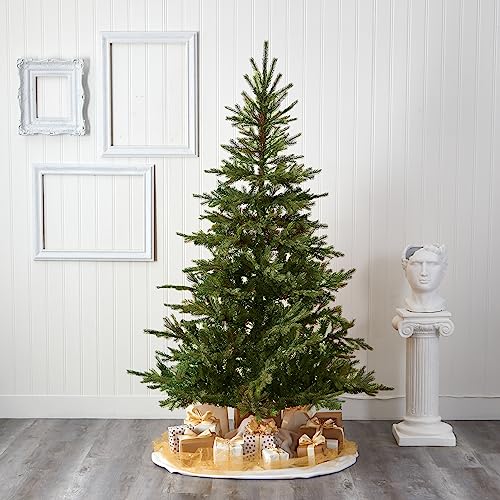 7ft Artificial North Carolina Spruce Christmas Tree - Realistic Holiday Decor