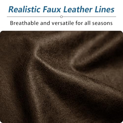 Stretch Faux Leather Loveseat Cover - Pet-Friendly, Non-Slip