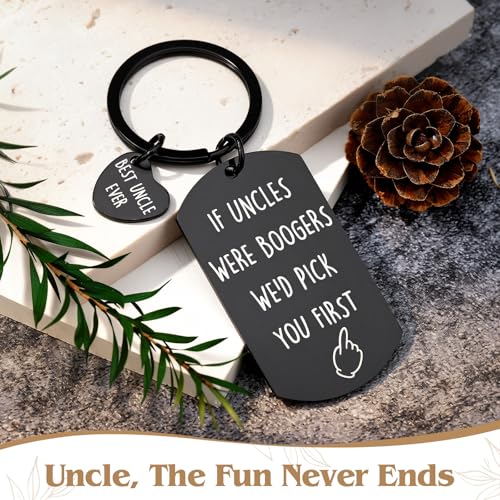 Pradnel Uncle Gift from Niece Nephew - Funny Uncle Gift Set for Men - Gift Box for Birthday, Christmas, Father's Day - Includes Tumbler & Candle - THIS listing