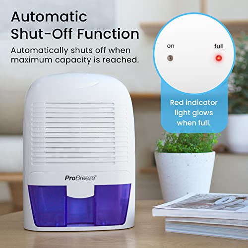 Electric Mini Dehumidifier Compact Portable 250 Sq Ft for Home