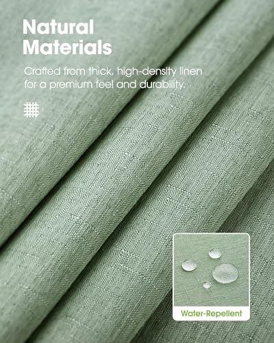 Sage Green Rectangle Tablecloth - 52 x 70 Inch Waterproof Table Cloth