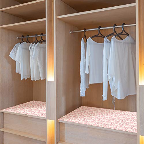 Scented Drawer Liners, Rose Sandalwood Fragrant Paper Sheets (6 Pack)