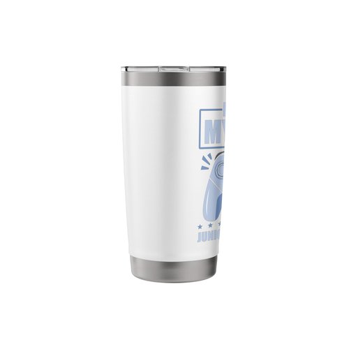 Junior Groomsman Video Gamer Paused My Game Junior Groomsmen Stainless Steel Insulated Tumbler