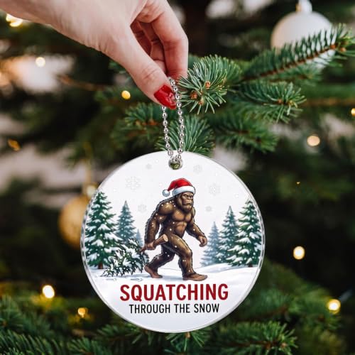 Bigfoot Ornament for Christmas Tree 3.94in - Hemeingest