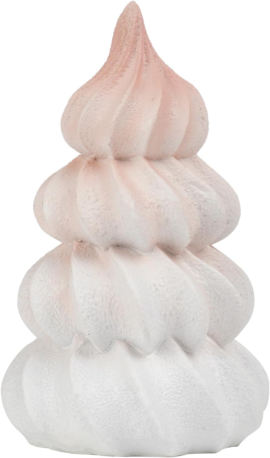 Regine Switzerland Christmas Decorations - Resin Fantasy Meringue Tree Ornaments | 10" x 10" x 17" for Home Decor