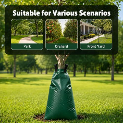 20 Gallon Tree Watering Bags 3 Pack - Slow Release PVC Irrigation