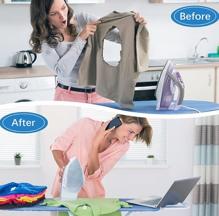 Universal Iron Shoe Cover - Non-Stick Protective Plate for Ironing (2 Pack)