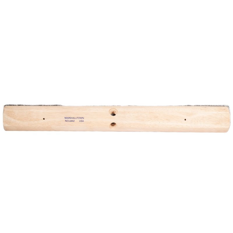 Wide Block Horsehair Broom, Concrete, 24 inch, Natural Horsehair, Wide Wood Block, Brush, Made in The USA, 6442