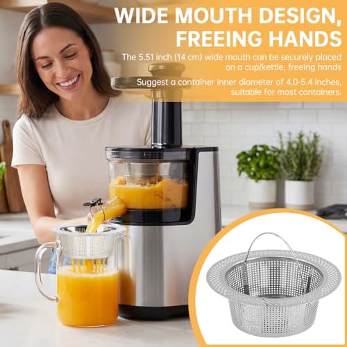 Fine Mesh Juice Strainer for Cold Press Juicers – Stainless Steel Filter