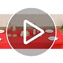 Wish Care 8FT 6 Pack Red Spandex Tablecloths – Fitted, Wrinkle-Free, 96L x 30W x 29H Table Covers for Banquets, Weddings & Events