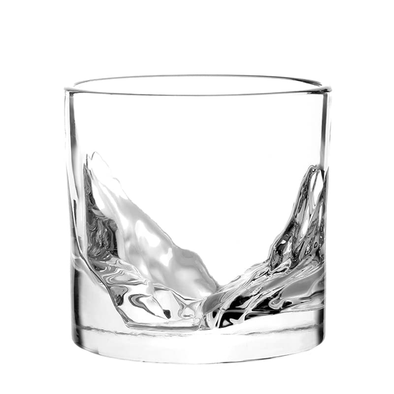 Grand Canyon Whiskey Glasses, Set of 2, 10oz Freezable Crystal Rocks Glasses