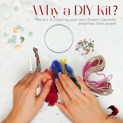 DIY Dream Catcher Making Kit - 2 Pack Craft Set for Kids and Adults