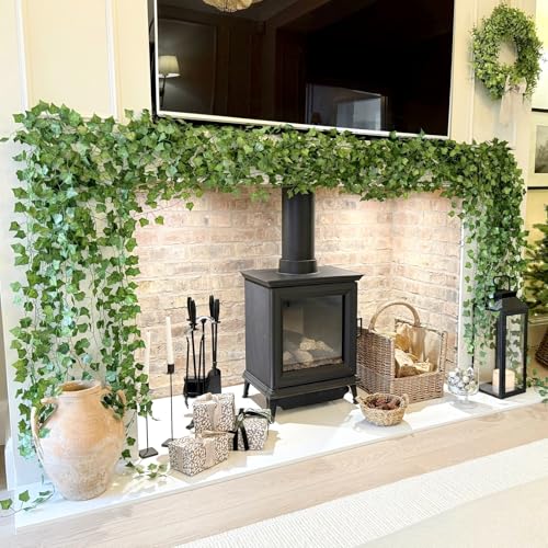 24 Pack Artificial Ivy Vines, 168ft Fake Greenery Garland for Wall Decor