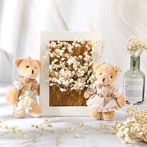 50 Pcs Dried Baby's Breath Flowers, Ivory White Gypsophila for Wedding Decor