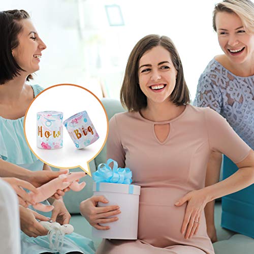 Baby Shower Measuring Tape Set - 2 Rolls for Tummy & Growth Tracking