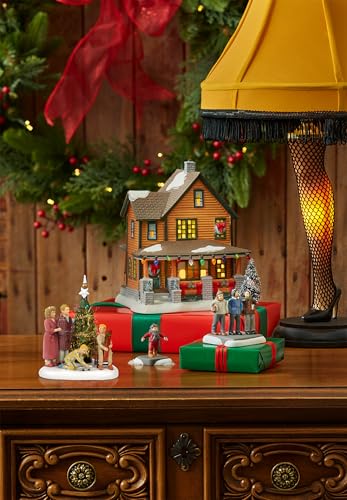 Ralphie’s Family Opening Presents Lit Figurine - Department 56 A Christmas Story