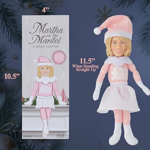 Martha Stewart Martha on a Mantle 12-Inch Holiday Plush Collectible