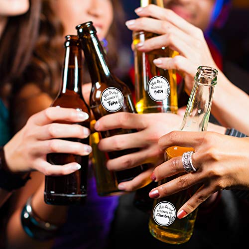 600 Pack Drink Labels - Personalized Cup Stickers for Parties & Events