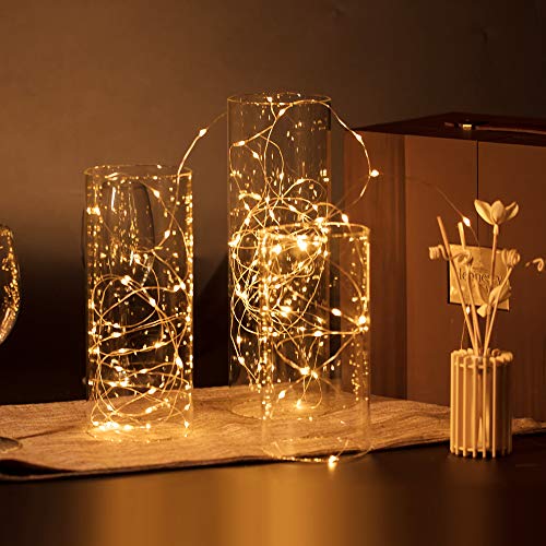 Clear Glass Cylinder Candle Holder - 8" Open Ended Design
