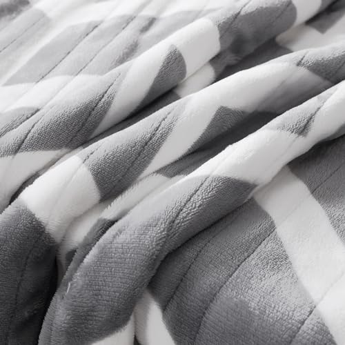 Heated Throw Blanket with 5 Heat Levels & Auto Shut Off - Grey