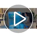 4-Tier Glass Display Cabinet with LED Lights and Motion Sensor, 65-Inch