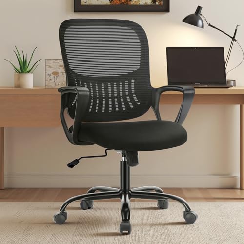 Ergonomic Mesh Office Chair with Lumbar Support and Adjustable Height