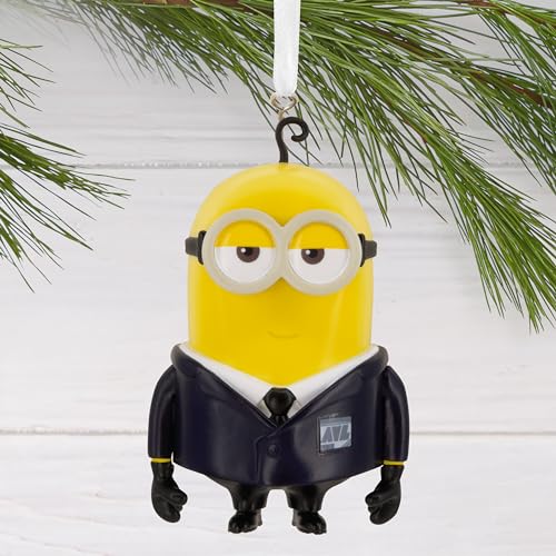 Hallmark Despicable Me 4 Gus Minion Christmas Ornament - AVL Suit Variant