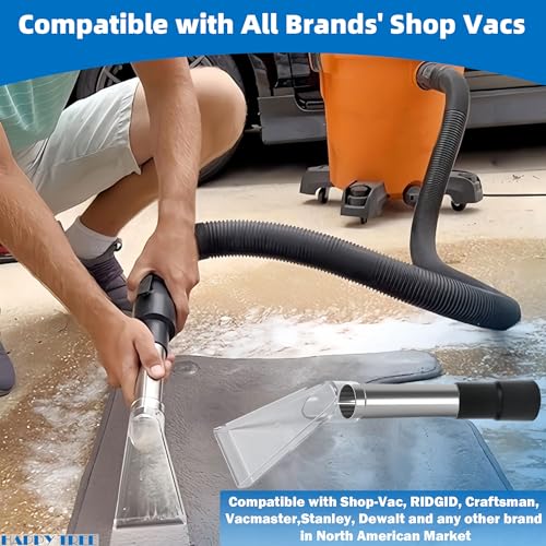 Universal Shop Vacuum Extractor Attachment for Upholstery and Carpet Cleaning