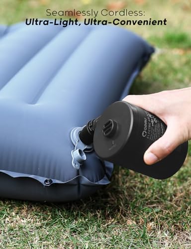 Cordless Electric Air Pump with 5000mAh Battery & 3 Nozzles