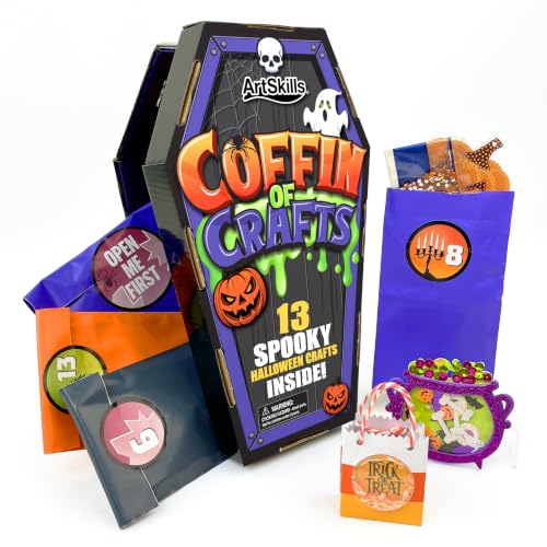 Halloween Advent Calendar Craft Kit for Kids - 13 Spooky DIY Crafts