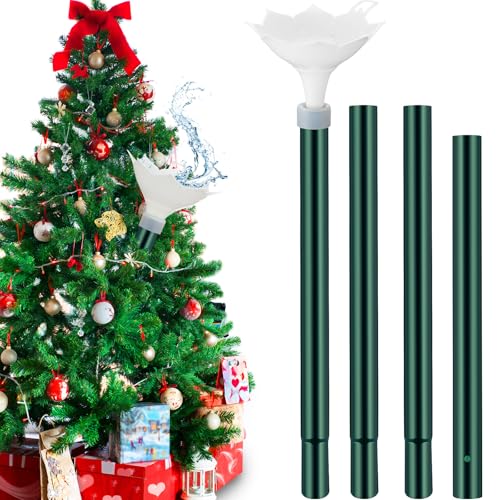 Stainless Steel Christmas Tree Watering Funnel with 40-Inch Tube