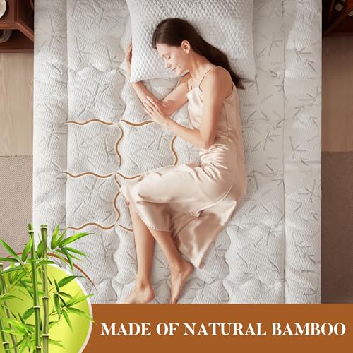 Primesoft Queen Size Mattress Topper - Thick Waterproof Pillow Top Pad