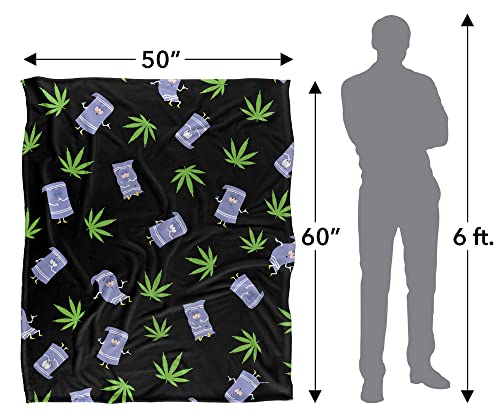 LOGOVISION 50"x60" South Park Towelie Pattern Silky Soft Throw Blanket