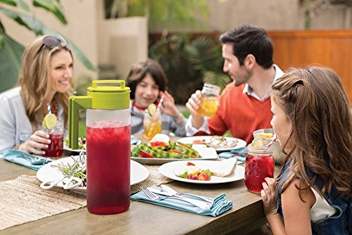 2-Quart Iced Tea Maker, BPA-Free Tritan Brewer for Loose & Bagged Tea