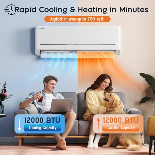 12,000 BTU Mini Split Air Conditioner and Heater Inverter System
