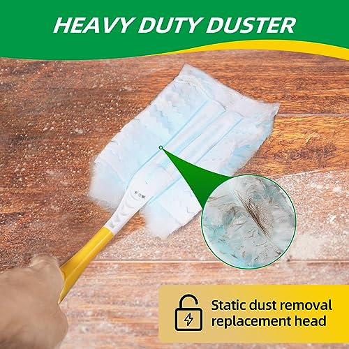 Electrostatic Duster Refills - Disposable Replacement Dusting Heads (30-Pack)