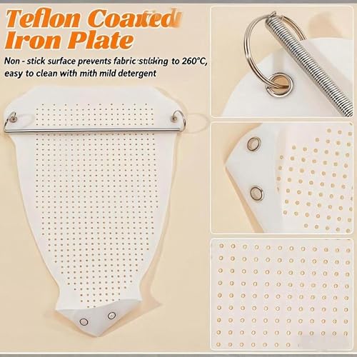 Universal Iron Shoe Cover - Non-Stick Protective Plate for Ironing (2 Pack)