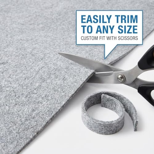 10' x 13' Non-Slip Rug Pad, 1/4" Thick Felt Cushion for All Flooring