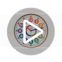 10-Inch Silent Kids Learning Wall Clock for Telling Time