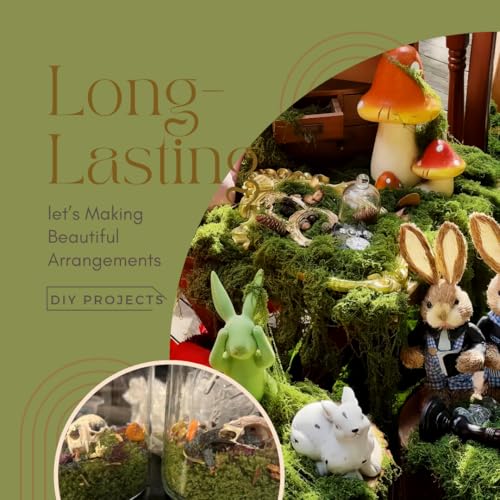 Artificial Decorative Moss for Terrariums, Fairy Gardens & DIY Crafts