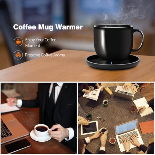 Lesipee Smart Coffee Mug Warmer with Auto Sensor - Desk Beverage Heater