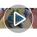 Turtle Resin Ashtray with Lid, Windproof Outdoor Cigarette Ash Tray