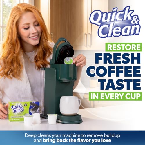 Single Serve Coffee Machine Cleaner Pods - Eco-Friendly Cleaning Cups (6-Pack)