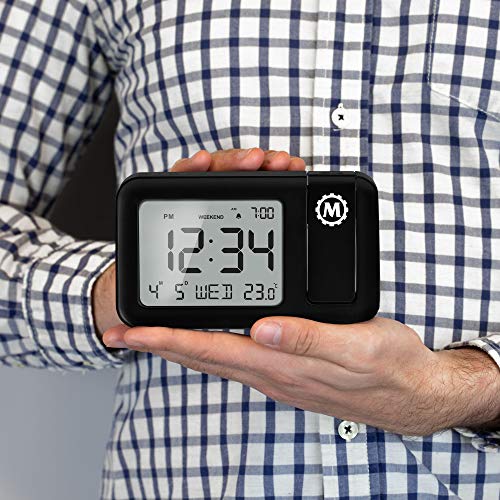 Large Projection Clock with Backlight and Wall Mount