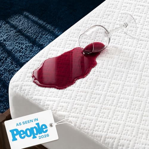 100% Waterproof Twin Mattress Protector - Cooling Bamboo Fabric