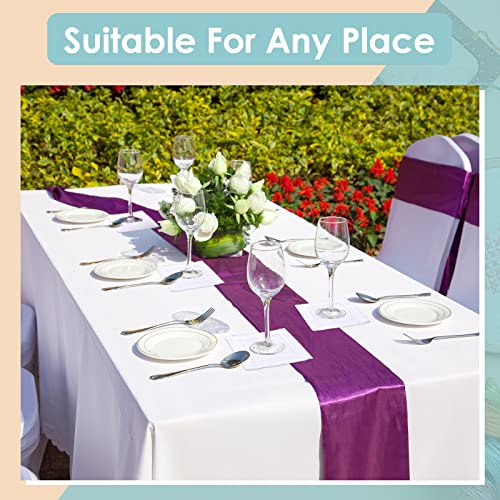White Linen Cocktail Napkins 12 Pack Hemstitch Washable Cloth 6x6 Inches