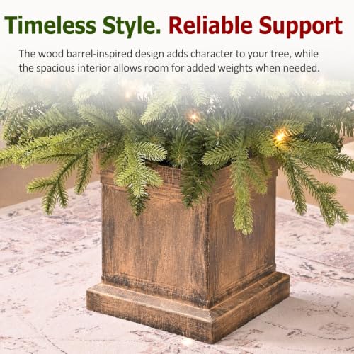 TigeJoy 4FT Warm Beige Pre-Lit Artificial Christmas Trees Set of 2