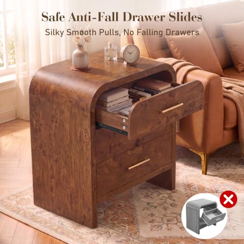 3-Piece Bedroom Furniture Set: 8-Drawer Dresser & 2 Nightstands