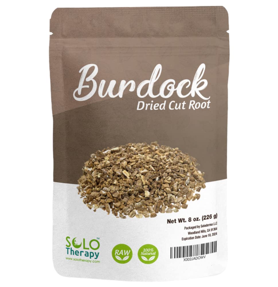 Burdock Root, Dried Cut & Sifted, 8 oz, Arctium lappa L, Burdock Herbal Tea, Product from Turkey, Packaged in the USA (8 oz.)